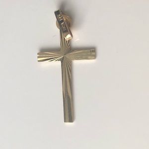 14 Karat Gold Cross Pendant